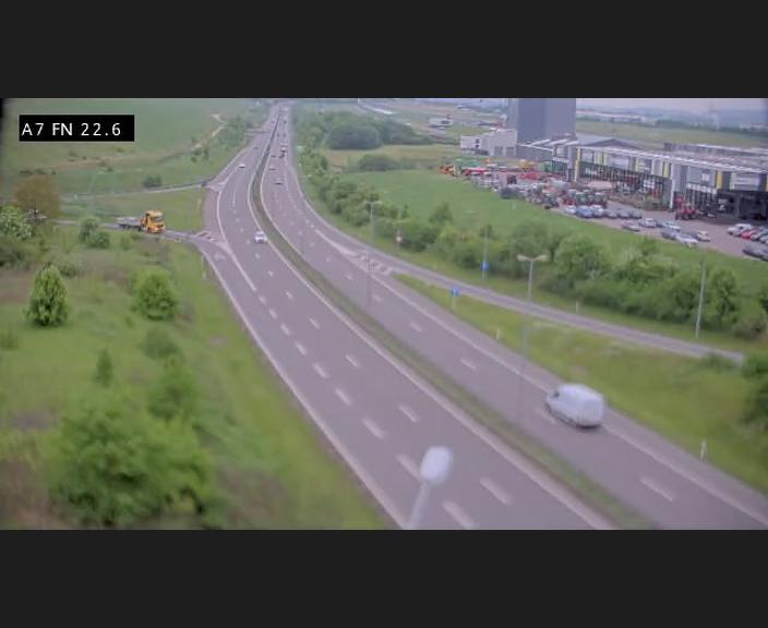 Caméra trafic Luxembourg - A7, Colmar-berg direction Mersch