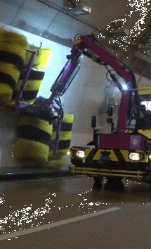 Campagne de maintenance et de nettoyage des tunnels autoroutiers