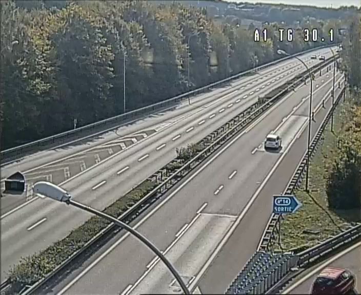 Caméra trafic en direct : A1 · vers Wasserbillig et l’Allemagne