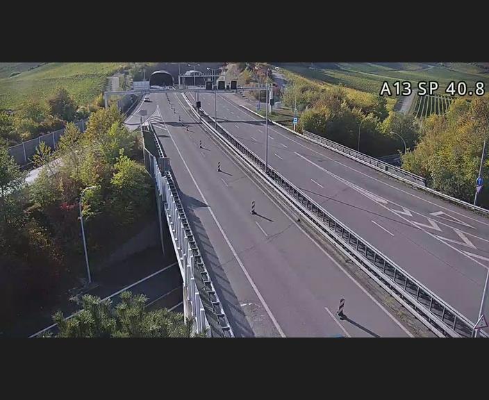 Caméra trafic en direct : A13 · Schengen, frontière allemande