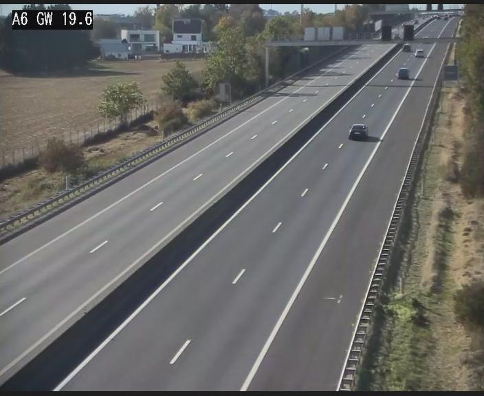 Caméra trafic en direct : A6 · Sterpenich, frontière belge