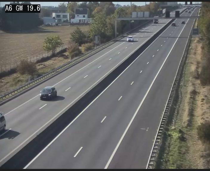 Caméra trafic en direct : A6 · Sterpenich, frontière belge
