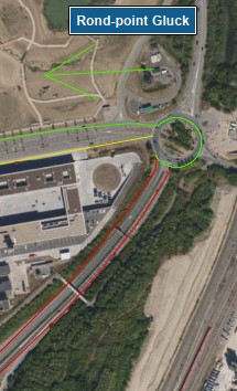 A3: Chantier entre le rond-point Gluck et l’échangeur Hesperange