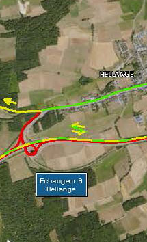 A13: Renouvellement de la couche de roulement entre la croix de Bettembourg et l’échangeur Altwies (13-16.06.2025)