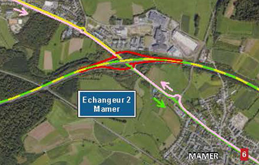 A6: Chantier entre l'échangeur Bridel et l'échangeur Steinfort (11-14.07.2025)