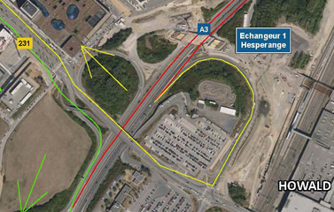 A3: Chantier entre le rond-point Gluck et l’échangeur Hesperange (06-07.09.2025)