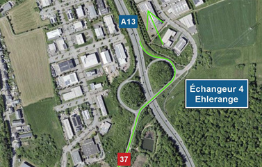 A4/A13: Modification permanente de la circulation à la jonction de Lankelz à partir du vendredi 31 juillet 2026